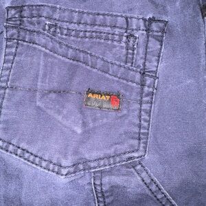 Ariat FR Men's M4 Low Rise Boot Cut Deep Blue Work Pants